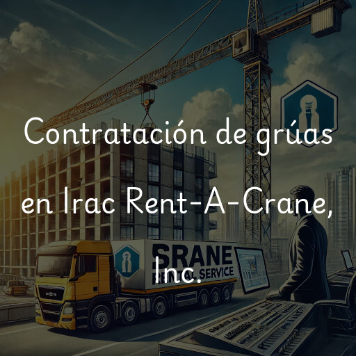 Contratación de grúas en Irac Rent-A-Crane, Inc.