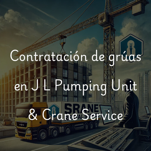 Contratación de grúas en J L Pumping Unit & Crane Service