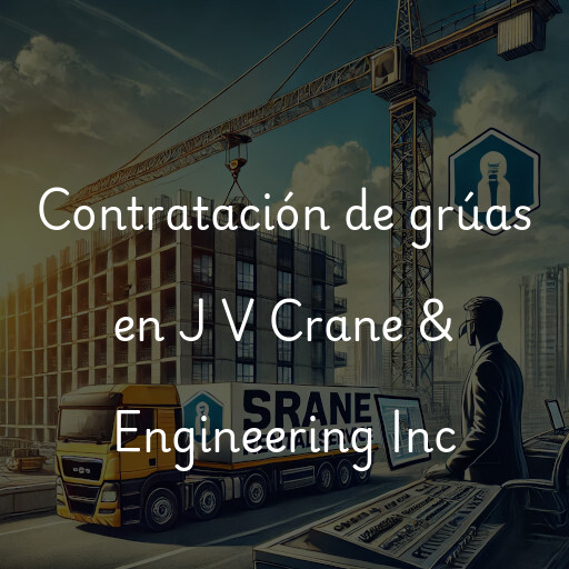 Contratación de grúas en J V Crane & Engineering Inc