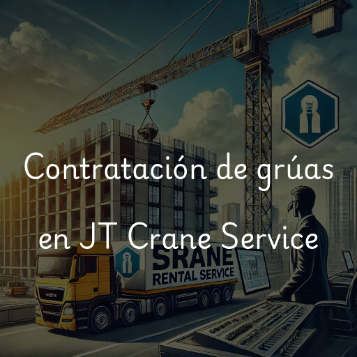 Contratación de grúas en JT Crane Service