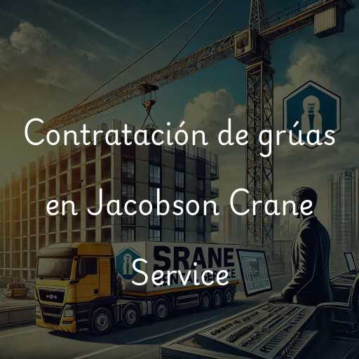 Contratación de grúas en Jacobson Crane Service