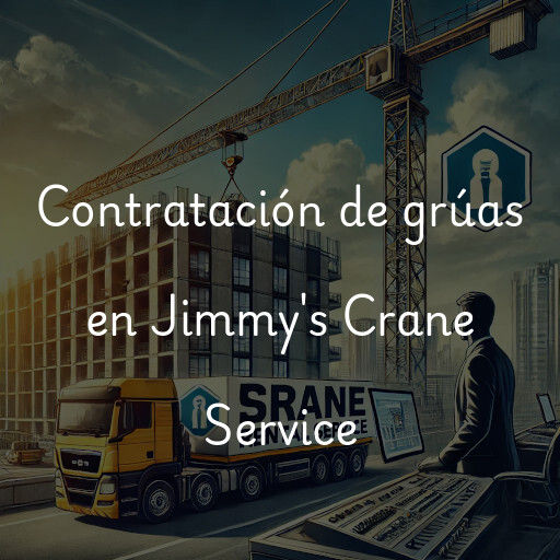 Contratación de grúas en Jimmy's Crane Service