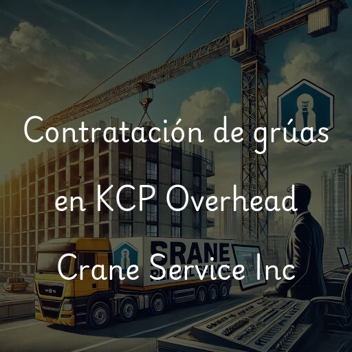 Contratación de grúas en KCP Overhead Crane Service Inc