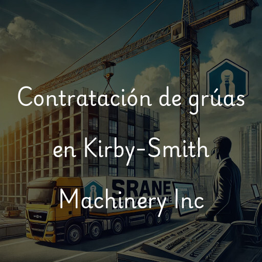 Contratación de grúas en Kirby-Smith Machinery Inc