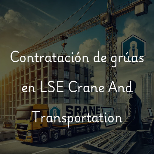 Contratación de grúas en LSE Crane And Transportation