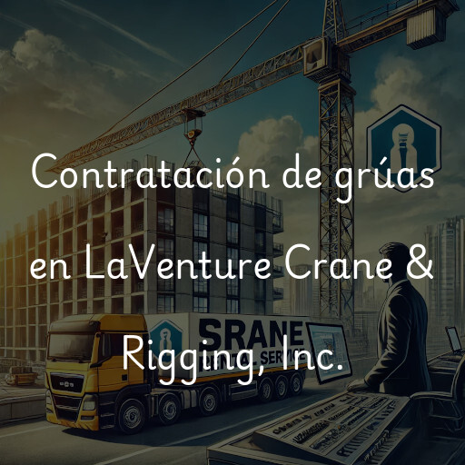 Contratación de grúas en LaVenture Crane & Rigging, Inc.