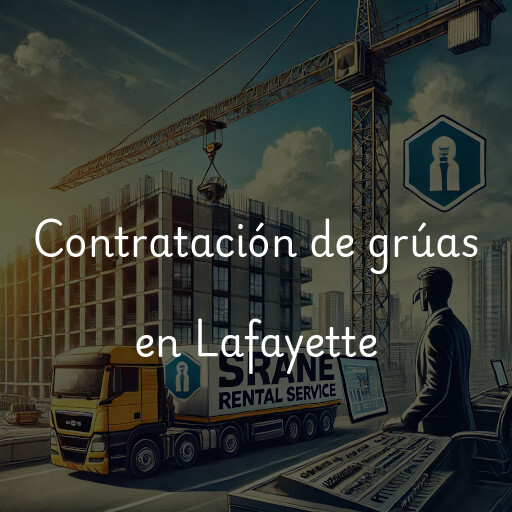 Contratación de grúas en Lafayette