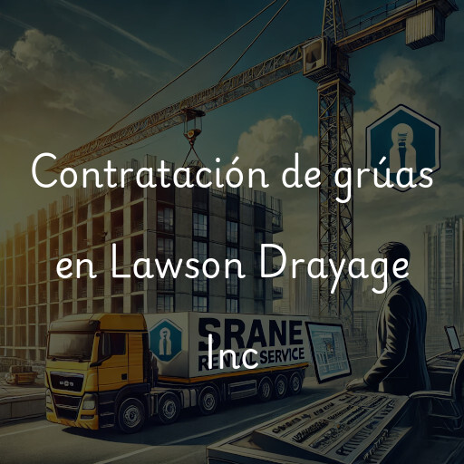 Contratación de grúas en Lawson Drayage Inc