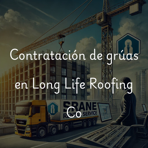 Contratación de grúas en Long Life Roofing Co