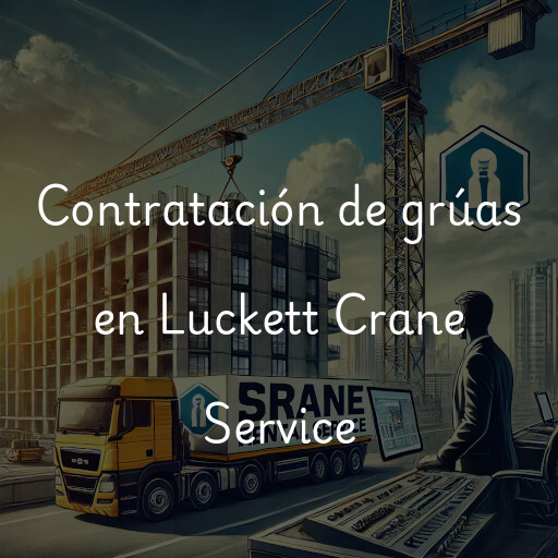 Contratación de grúas en Luckett Crane Service