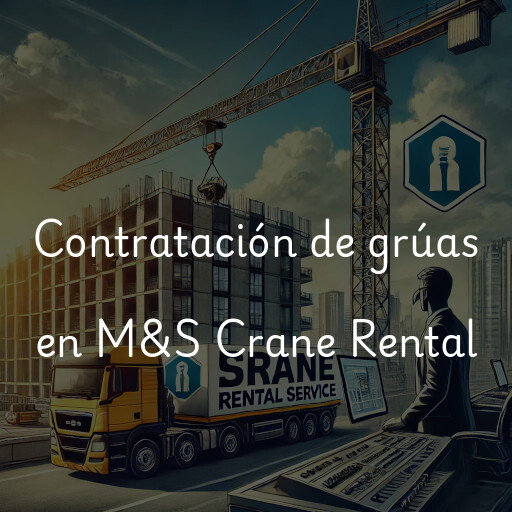 Contratación de grúas en M&S Crane Rental