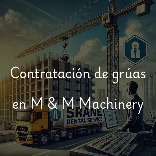 Contratación de grúas en M & M Machinery