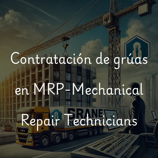 Contratación de grúas en MRP-Mechanical Repair Technicians