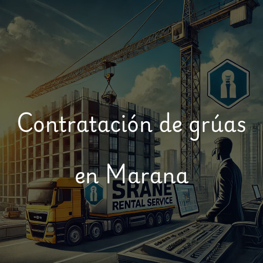 Contratación de grúas en Marana