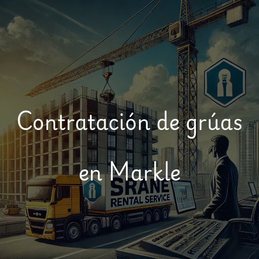 Contratación de grúas en Markle