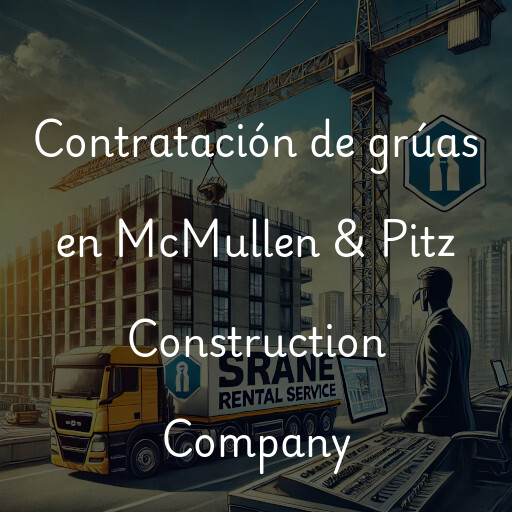 Contratación de grúas en McMullen & Pitz Construction Company