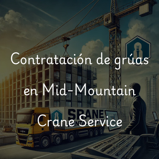 Contratación de grúas en Mid-Mountain Crane Service