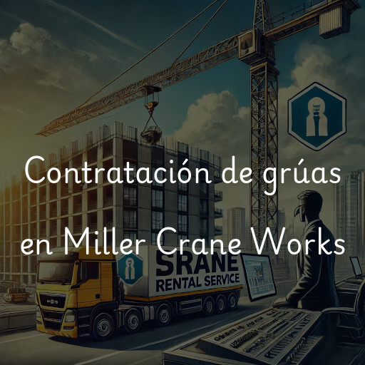 Contratación de grúas en Miller Crane Works