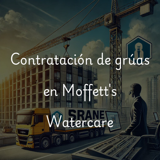 Contratación de grúas en Moffett's Watercare