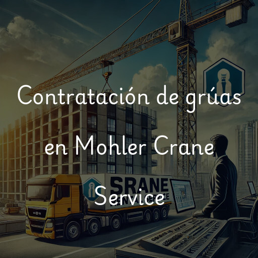 Contratación de grúas en Mohler Crane Service