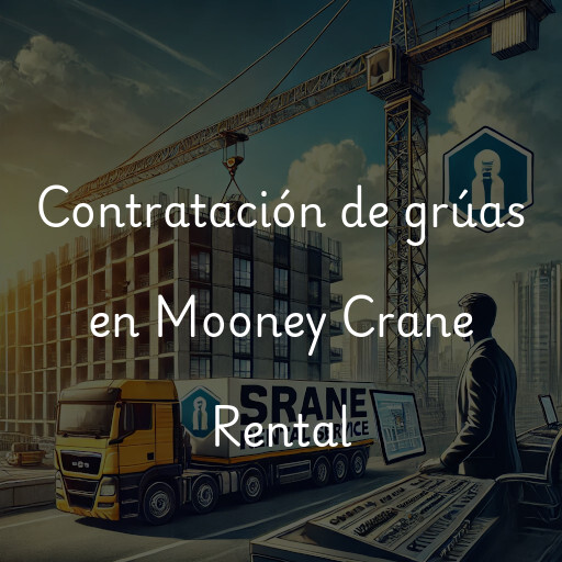 Contratación de grúas en Mooney Crane Rental