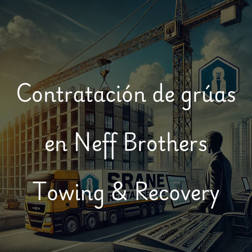 Contratación de grúas en Neff Brothers Towing & Recovery