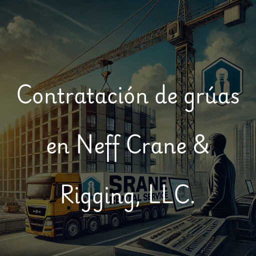 Contratación de grúas en Neff Crane & Rigging, LLC.