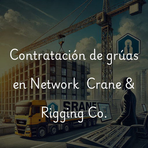 Contratación de grúas en Network  Crane & Rigging Co.