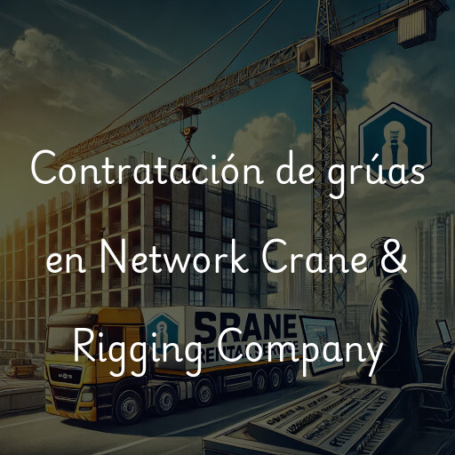 Contratación de grúas en Network Crane & Rigging Company