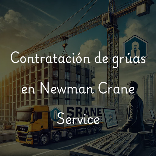 Contratación de grúas en Newman Crane Service