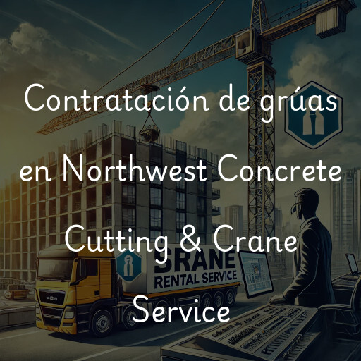 Contratación de grúas en Northwest Concrete Cutting & Crane Service