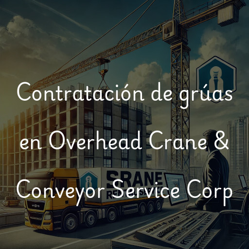 Contratación de grúas en Overhead Crane & Conveyor Service Corp