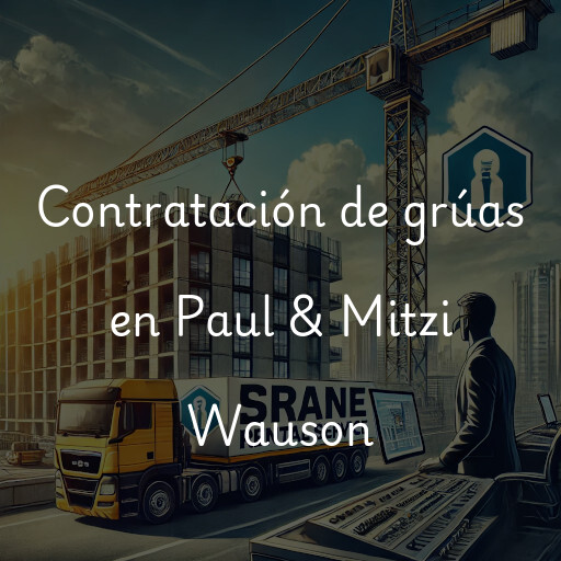 Contratación de grúas en Paul & Mitzi Wauson