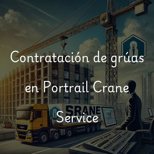 Contratación de grúas en Portrail Crane Service