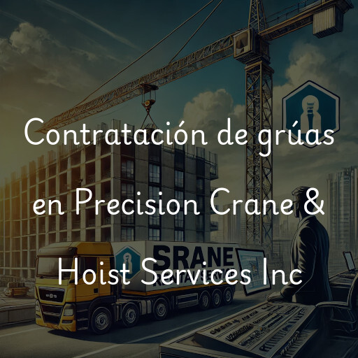 Contratación de grúas en Precision Crane & Hoist Services Inc