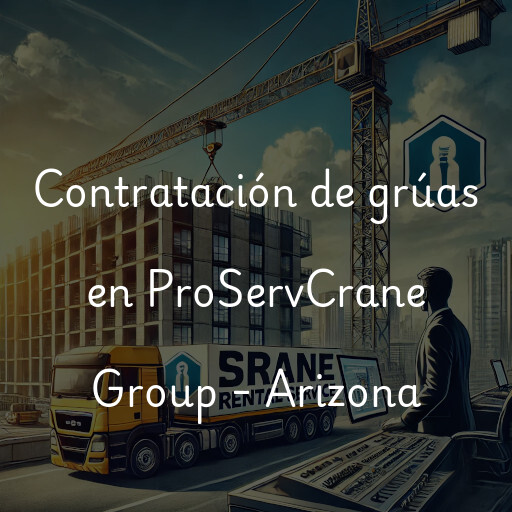 Contratación de grúas en ProServCrane Group - Arizona