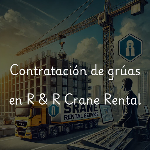 Contratación de grúas en R & R Crane Rental