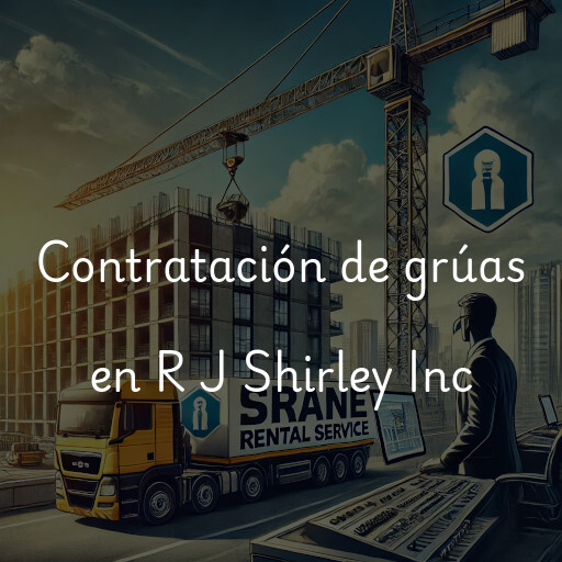 Contratación de grúas en R J Shirley Inc