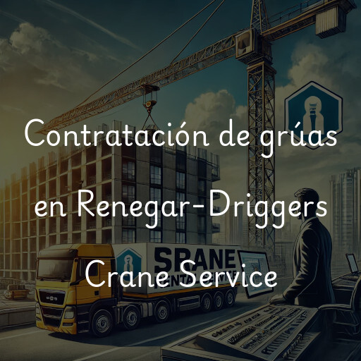 Contratación de grúas en Renegar-Driggers Crane Service