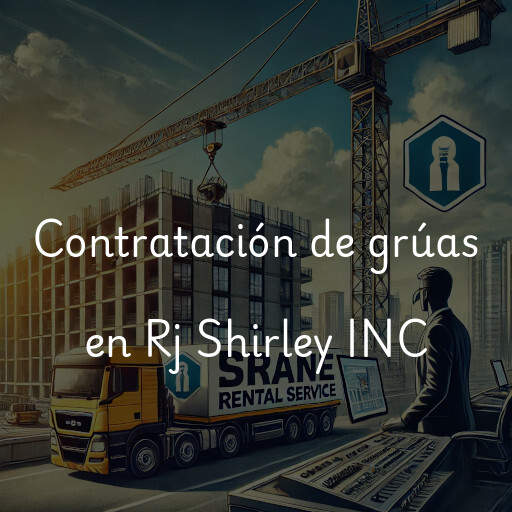 Contratación de grúas en Rj Shirley INC