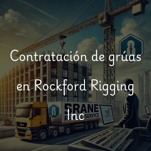 Contratación de grúas en Rockford Rigging Inc