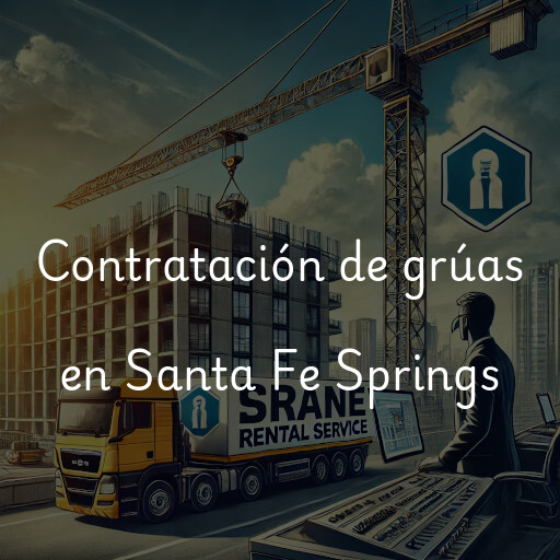 Contratación de grúas en Santa Fe Springs