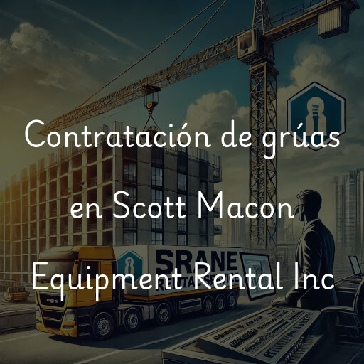 Contratación de grúas en Scott Macon Equipment Rental Inc