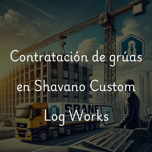 Contratación de grúas en Shavano Custom Log Works