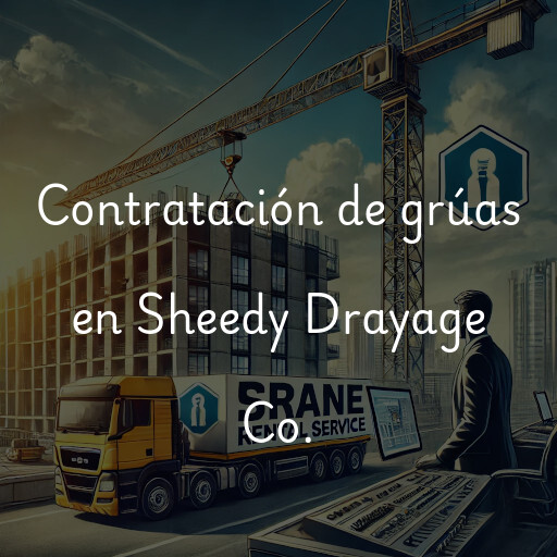 Contratación de grúas en Sheedy Drayage Co.