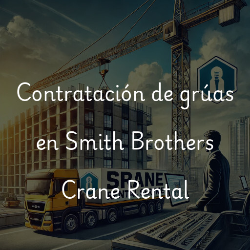 Contratación de grúas en Smith Brothers Crane Rental