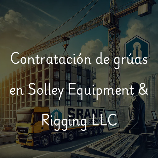 Contratación de grúas en Solley Equipment & Rigging LLC