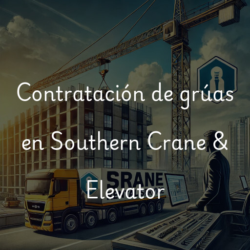 Contratación de grúas en Southern Crane & Elevator