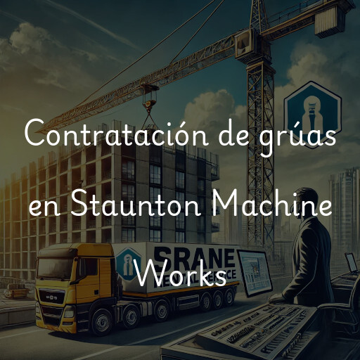 Contratación de grúas en Staunton Machine Works