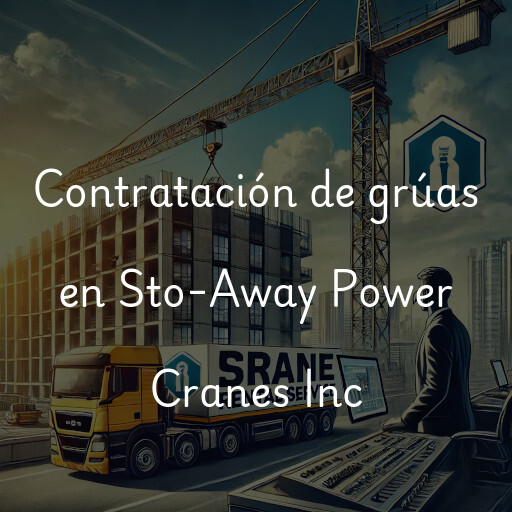 Contratación de grúas en Sto-Away Power Cranes Inc